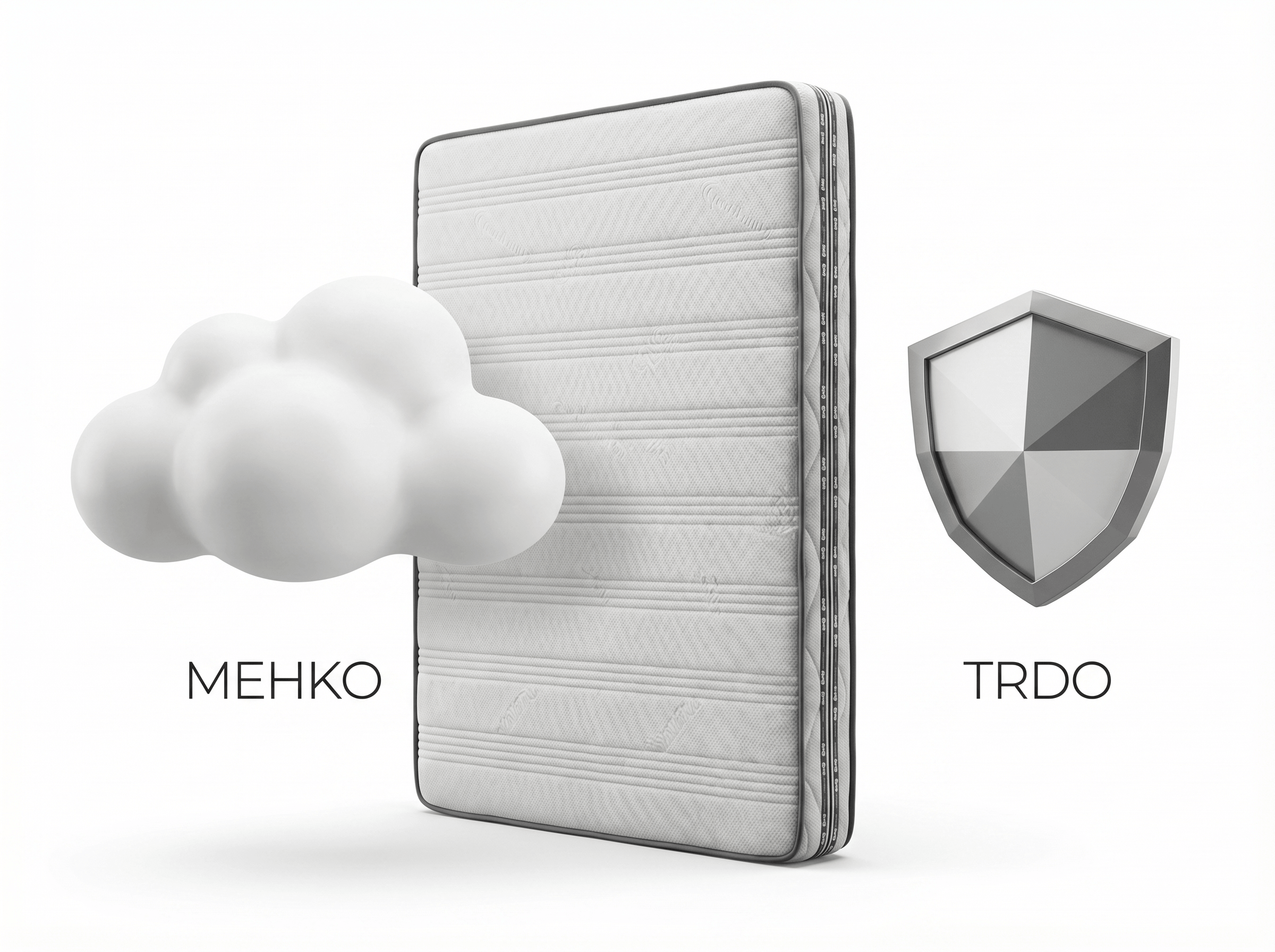 ležišče z dvema trdotoma